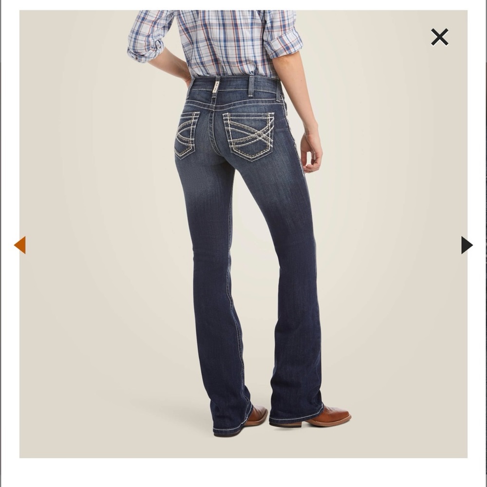 Ariat R.E.A.L. Denim Boot Cut Jeans.